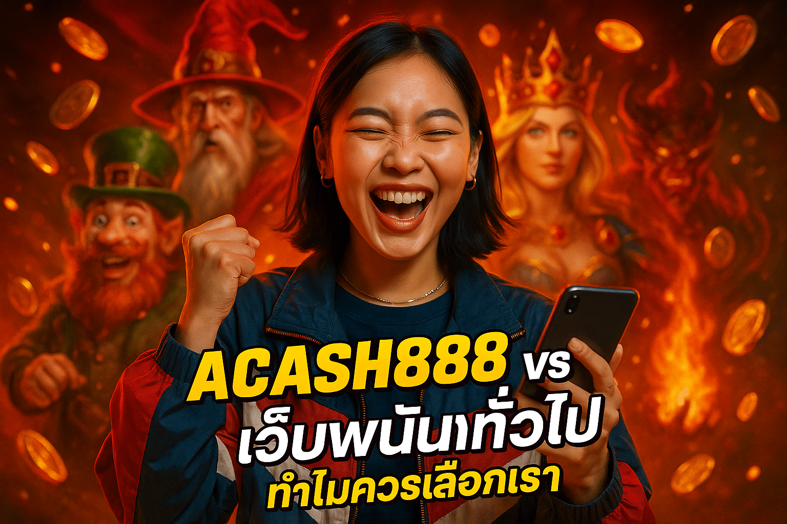 ACASH888 vs เว็บพนันทั่วไป ทำไมควรเลือกเรา