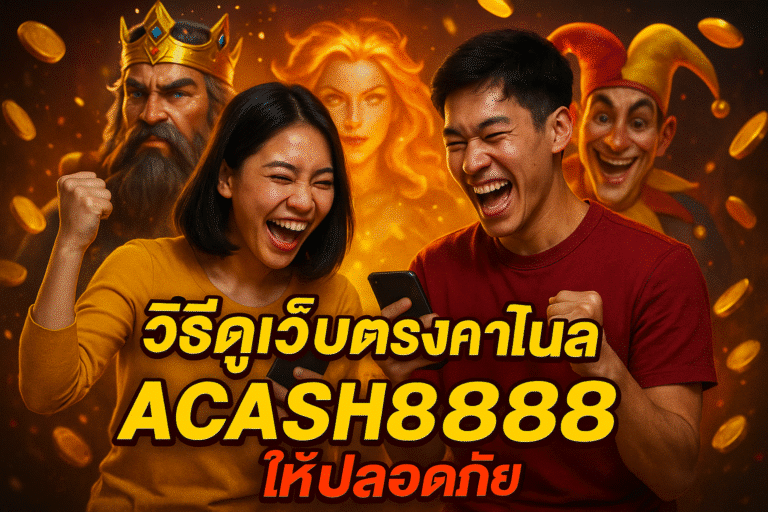 วิธีดูเว็บตรง คาสิโนออนไลน์ ACASH888 ให้ปลอดภัย