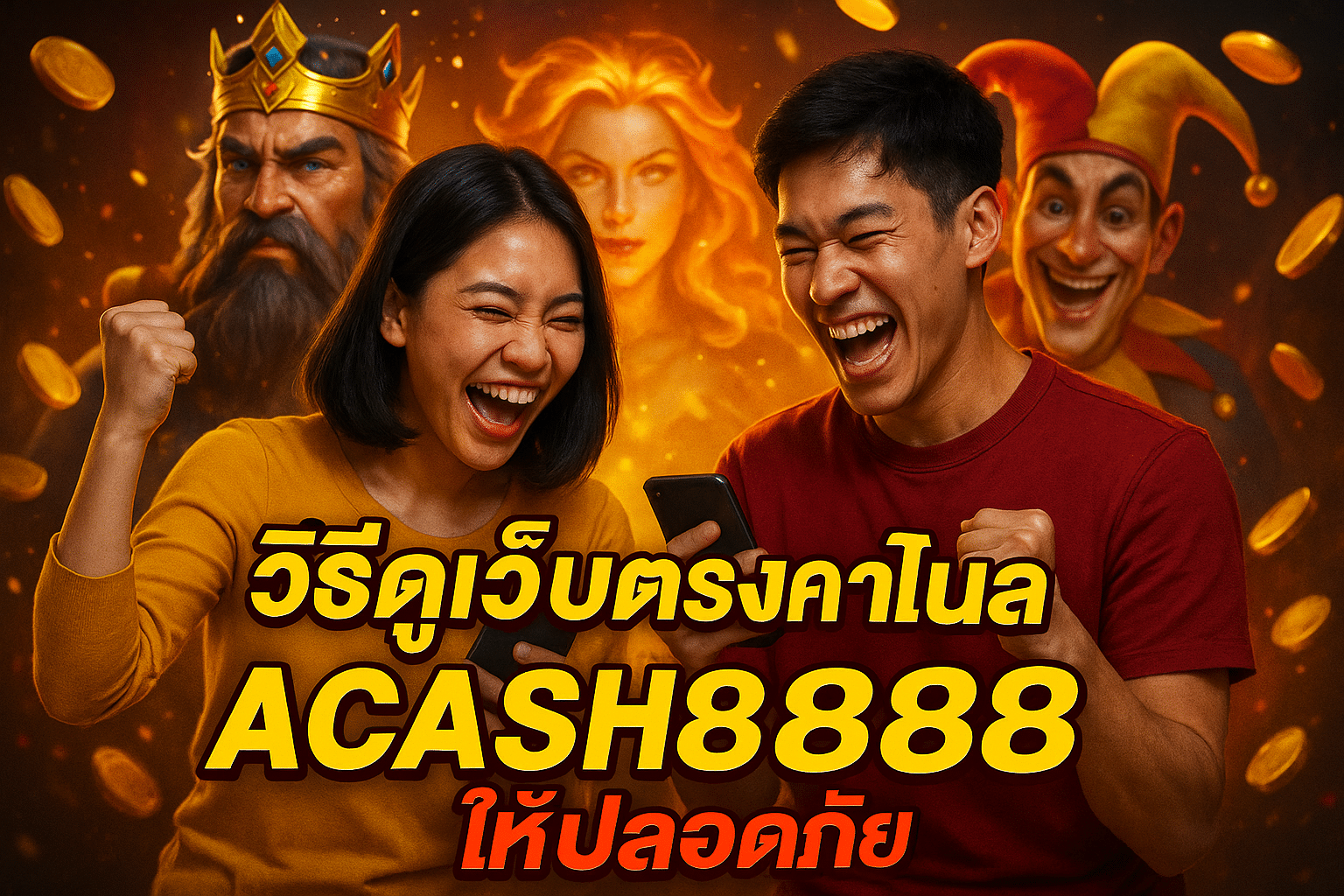 วิธีดูเว็บตรง คาสิโนออนไลน์ ACASH888 ให้ปลอดภัย