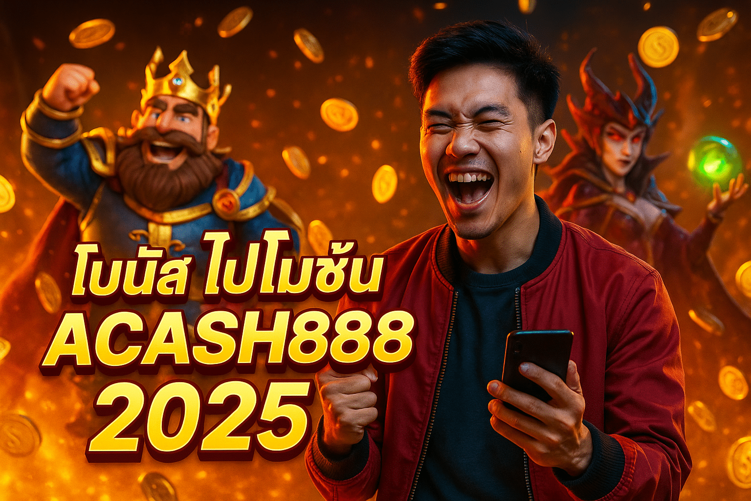โบนัส โปรโมชั่น ACASH888 2025 คุ้มทุกยอดเล่น